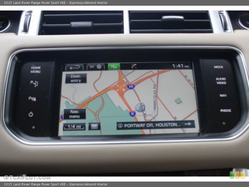 Espresso/Almond Interior Navigation for the 2015 Land Rover Range Rover Sport HSE #101701826