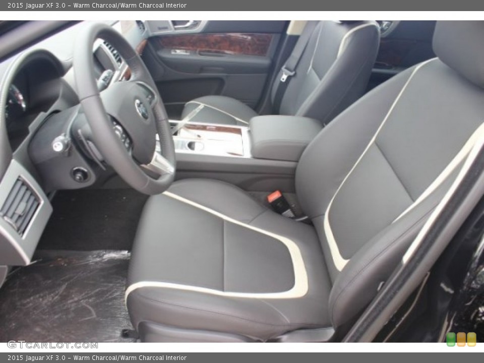 Warm Charcoal/Warm Charcoal Interior Front Seat for the 2015 Jaguar XF 3.0 #101703395