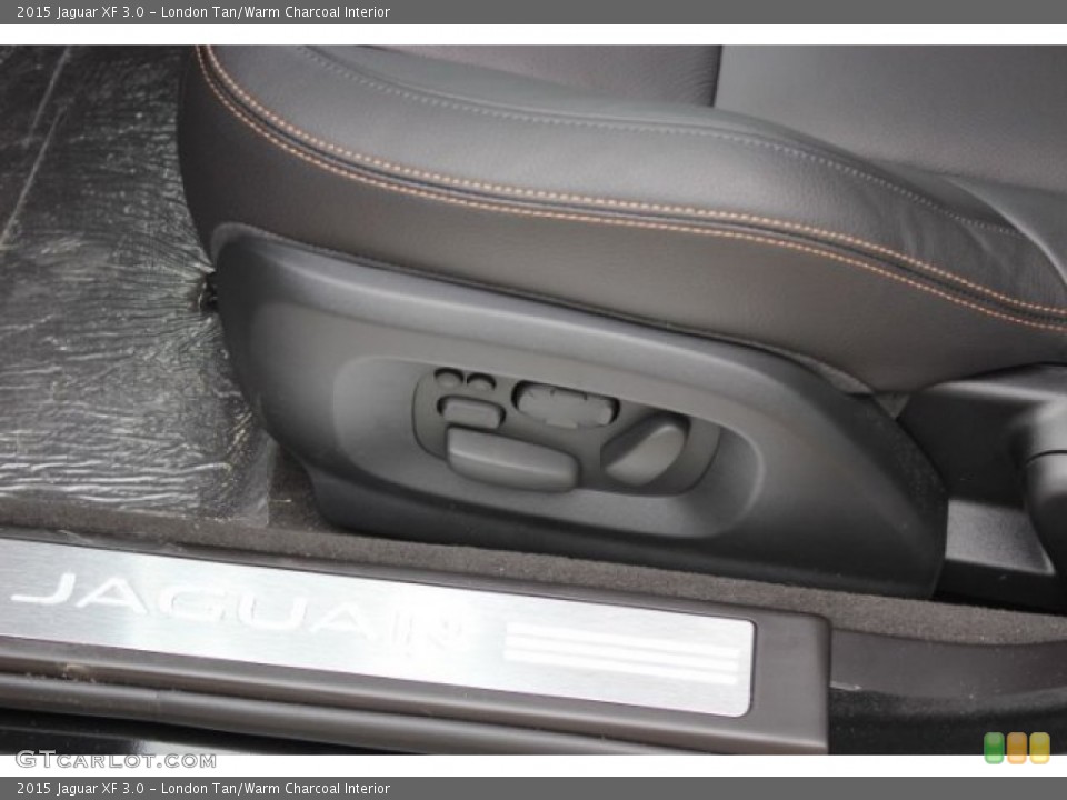 London Tan/Warm Charcoal Interior Controls for the 2015 Jaguar XF 3.0 #101704403