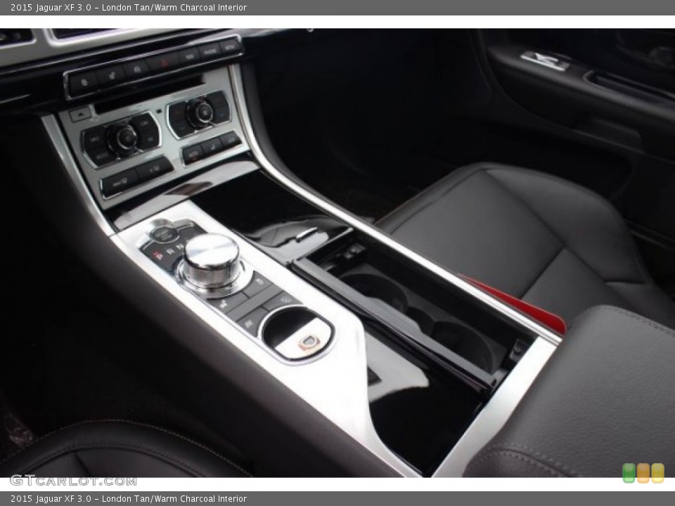 London Tan/Warm Charcoal Interior Controls for the 2015 Jaguar XF 3.0 #101704430