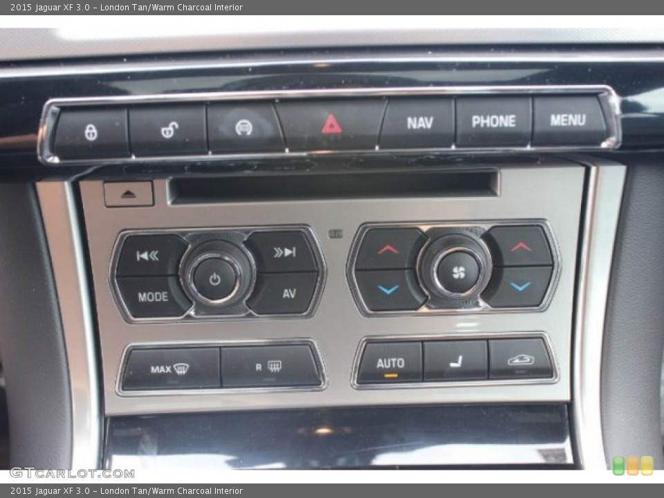 London Tan/Warm Charcoal Interior Controls for the 2015 Jaguar XF 3.0 #101704502