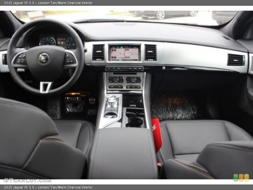 London Tan/Warm Charcoal Interior Dashboard for the 2015 Jaguar XF 3.0 #101704565