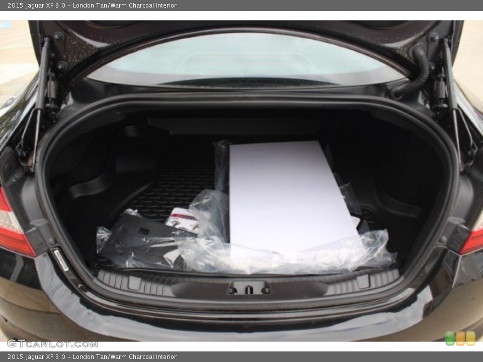 London Tan/Warm Charcoal Interior Trunk for the 2015 Jaguar XF 3.0 #101704592