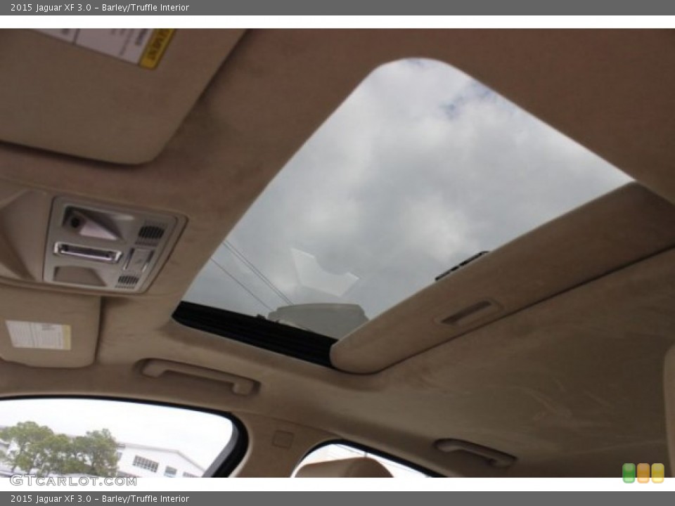 Barley/Truffle Interior Sunroof for the 2015 Jaguar XF 3.0 #101704871