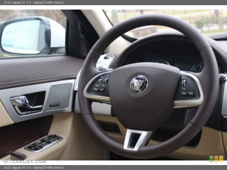 Barley/Truffle Interior Steering Wheel for the 2015 Jaguar XF 3.0 #101705003