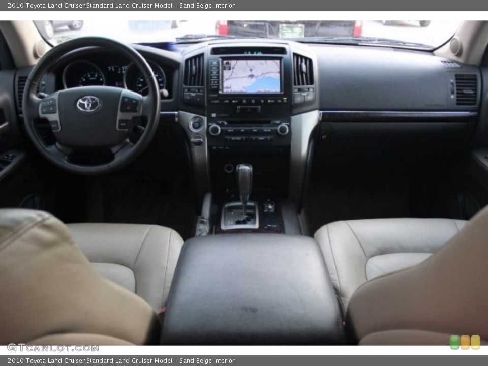 Sand Beige Interior Dashboard for the 2010 Toyota Land Cruiser  #101705045