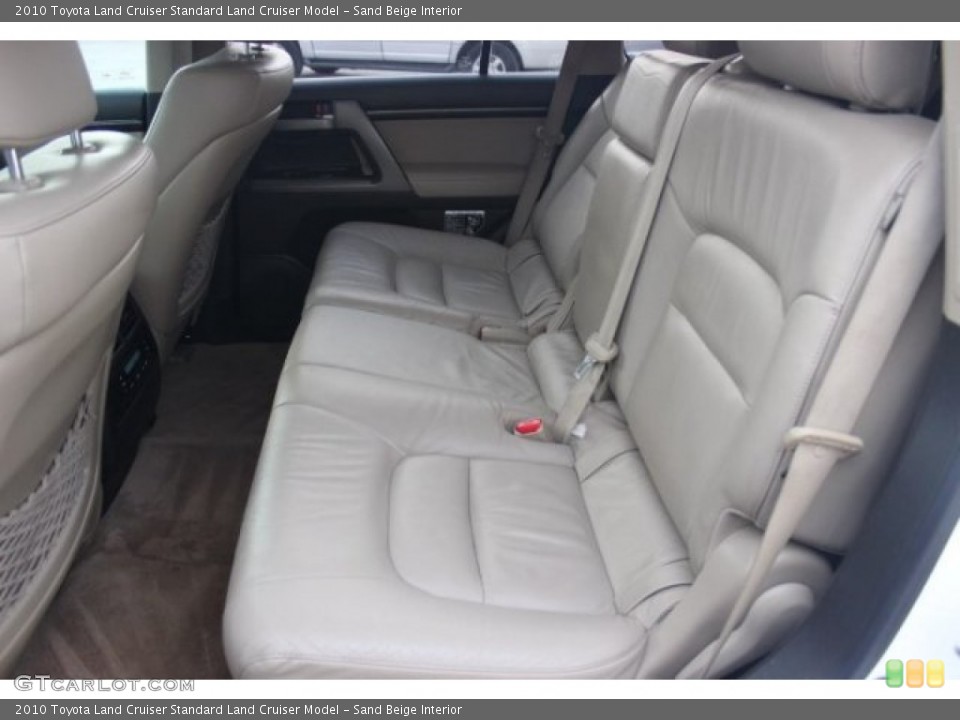 Sand Beige 2010 Toyota Land Cruiser Interiors