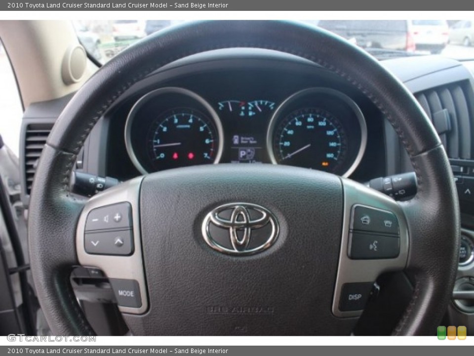 Sand Beige Interior Steering Wheel for the 2010 Toyota Land Cruiser  #101705183