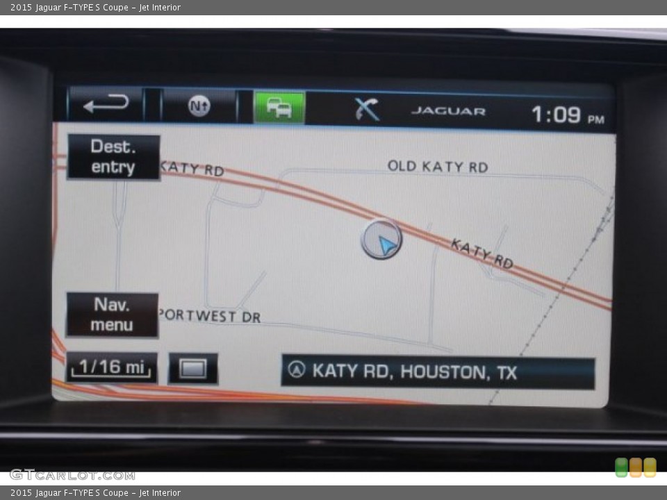 Jet Interior Navigation for the 2015 Jaguar F-TYPE S Coupe #101705360