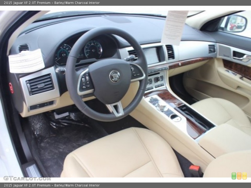 Barley/Warm Charcoal 2015 Jaguar XF Interiors