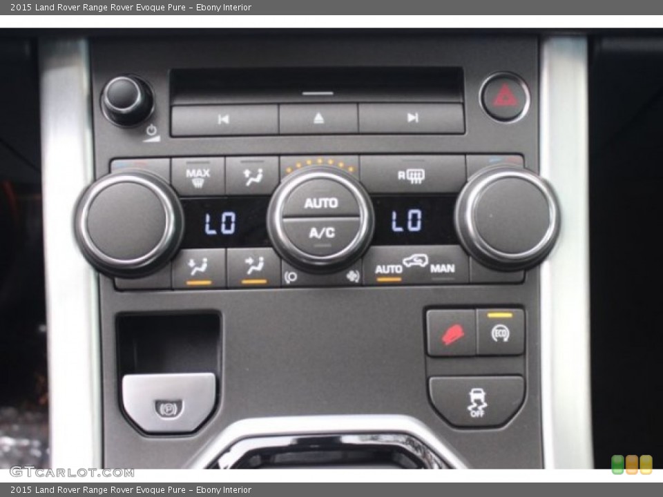 Ebony Interior Controls for the 2015 Land Rover Range Rover Evoque Pure #101709989