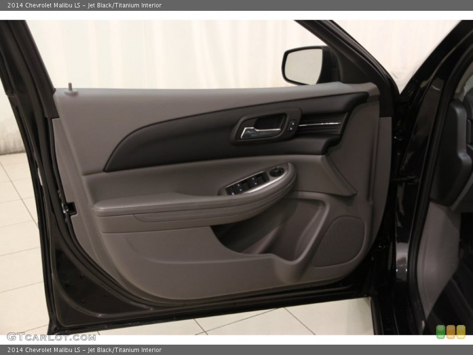 Jet Black/Titanium Interior Door Panel for the 2014 Chevrolet Malibu LS #101722520