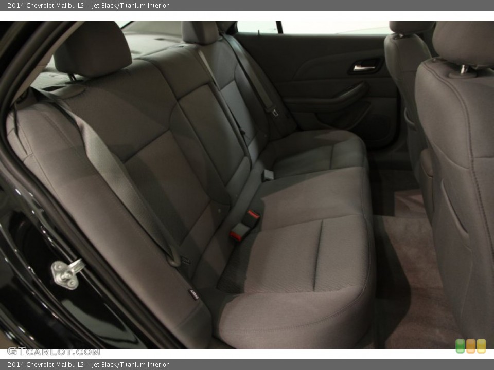Jet Black/Titanium Interior Rear Seat for the 2014 Chevrolet Malibu LS #101722673