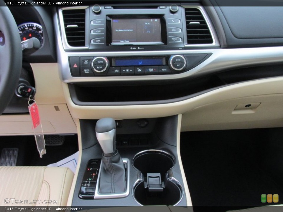 Almond Interior Dashboard for the 2015 Toyota Highlander LE #101725214