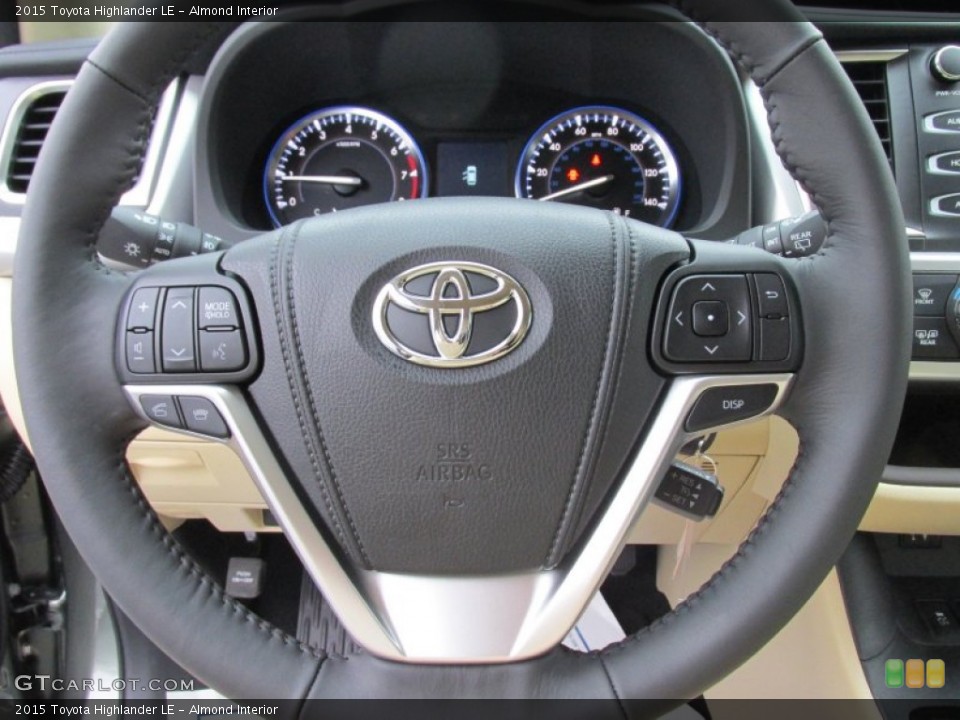 Almond Interior Steering Wheel for the 2015 Toyota Highlander LE #101725263