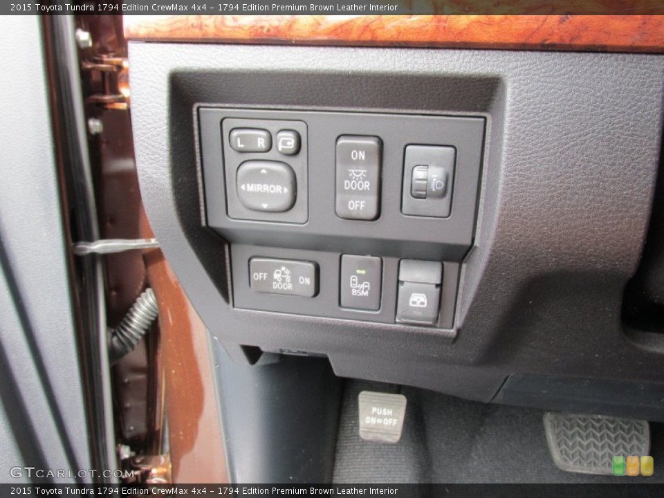 1794 Edition Premium Brown Leather Interior Controls for the 2015 Toyota Tundra 1794 Edition CrewMax 4x4 #101727395