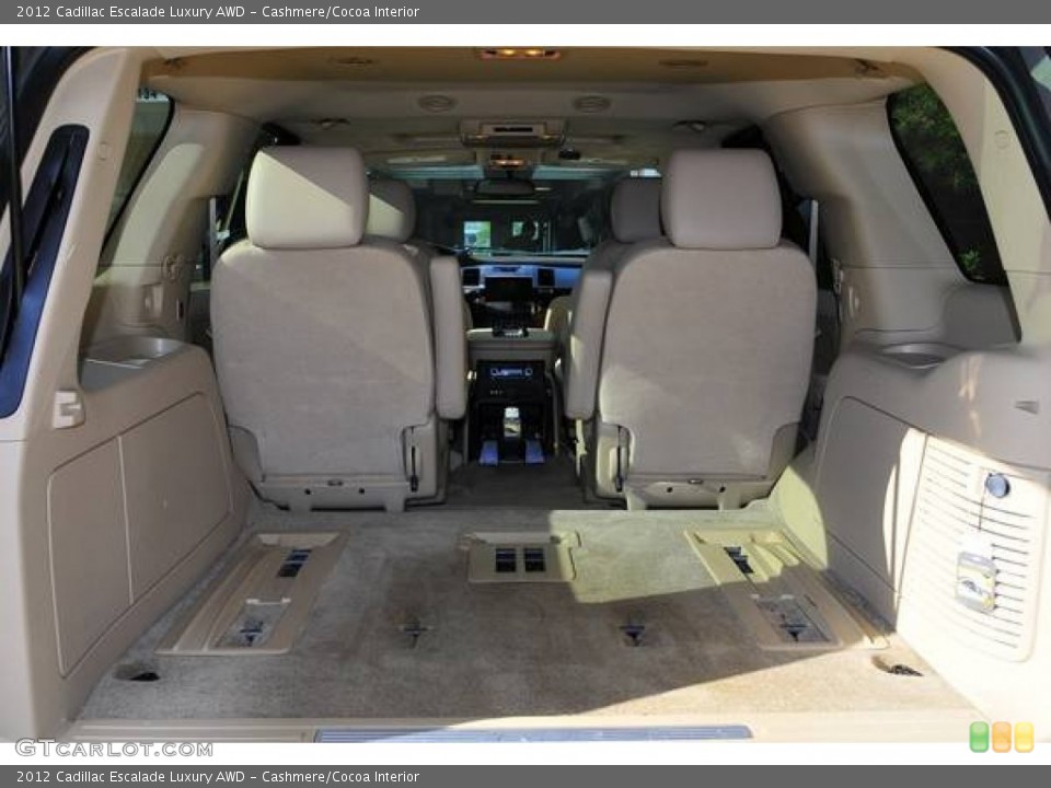 Cashmere/Cocoa Interior Trunk for the 2012 Cadillac Escalade Luxury AWD #101727699