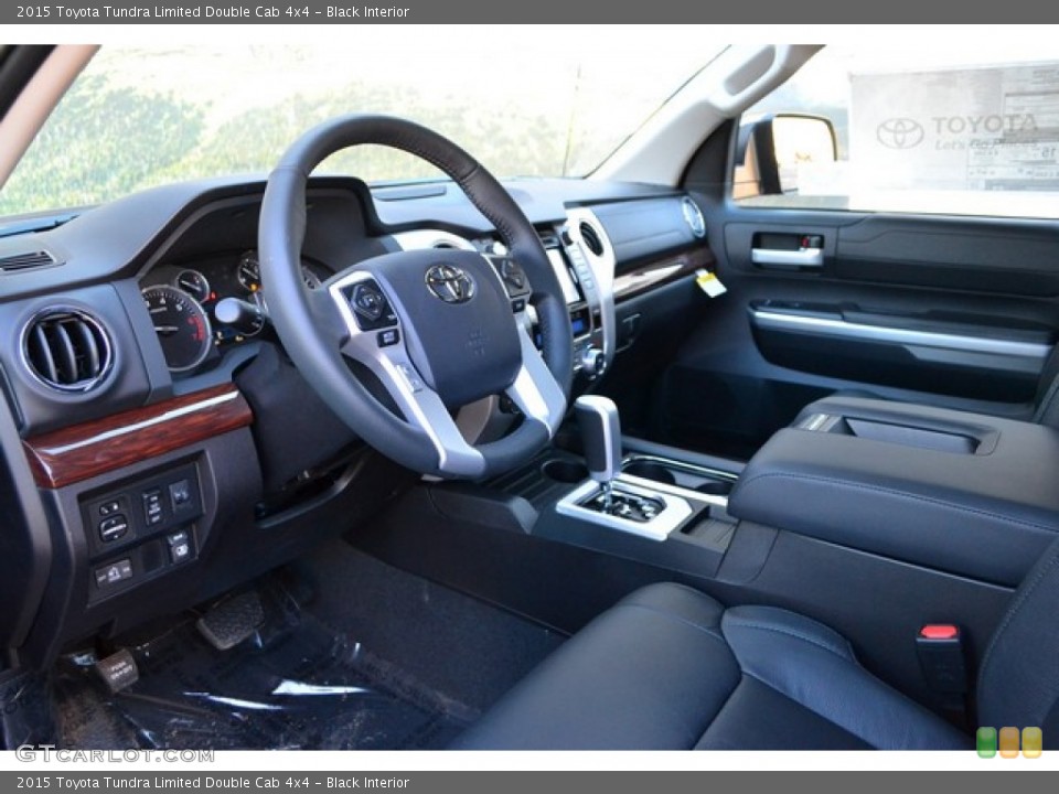 Black Interior Prime Interior for the 2015 Toyota Tundra Limited Double Cab 4x4 #101728182