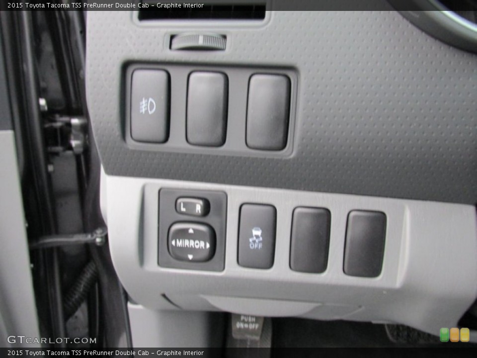 Graphite Interior Controls for the 2015 Toyota Tacoma TSS PreRunner Double Cab #101728971
