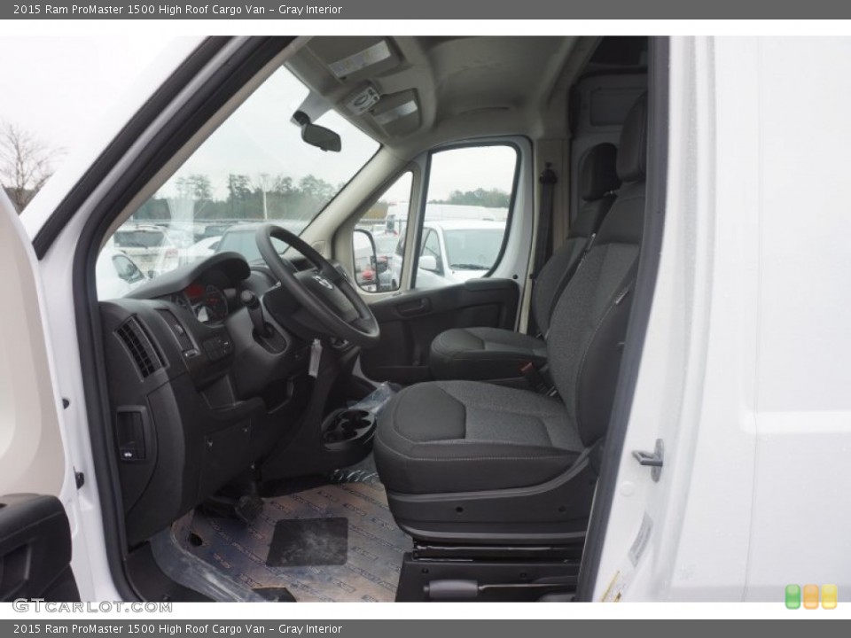 Gray Interior Photo for the 2015 Ram ProMaster 1500 High Roof Cargo Van #101729029