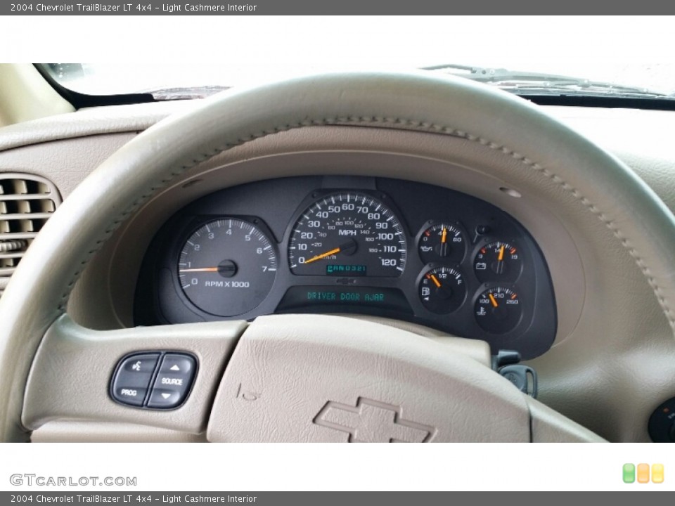 Light Cashmere Interior Gauges for the 2004 Chevrolet TrailBlazer LT 4x4 #101731782
