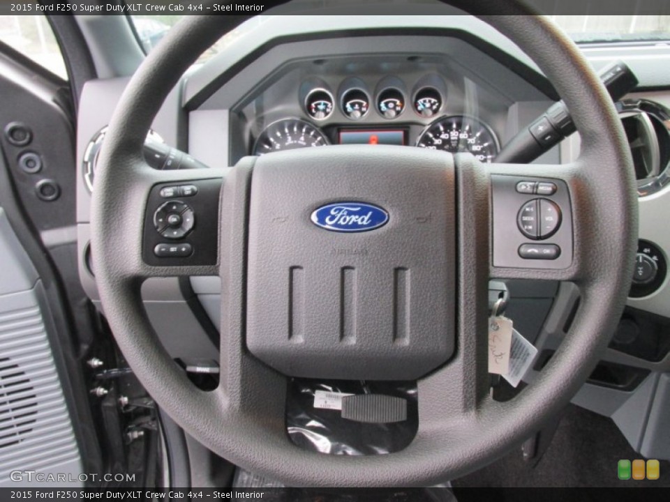 Steel Interior Steering Wheel for the 2015 Ford F250 Super Duty XLT Crew Cab 4x4 #101733774