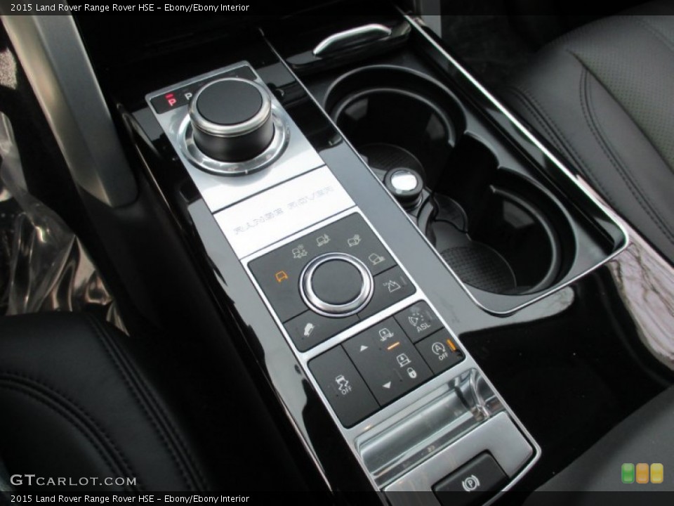 Ebony/Ebony Interior Controls for the 2015 Land Rover Range Rover HSE #101734152