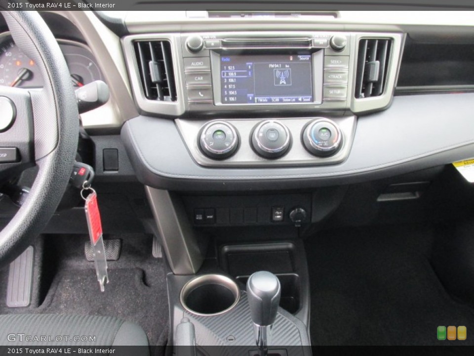 Black Interior Controls for the 2015 Toyota RAV4 LE #101734446