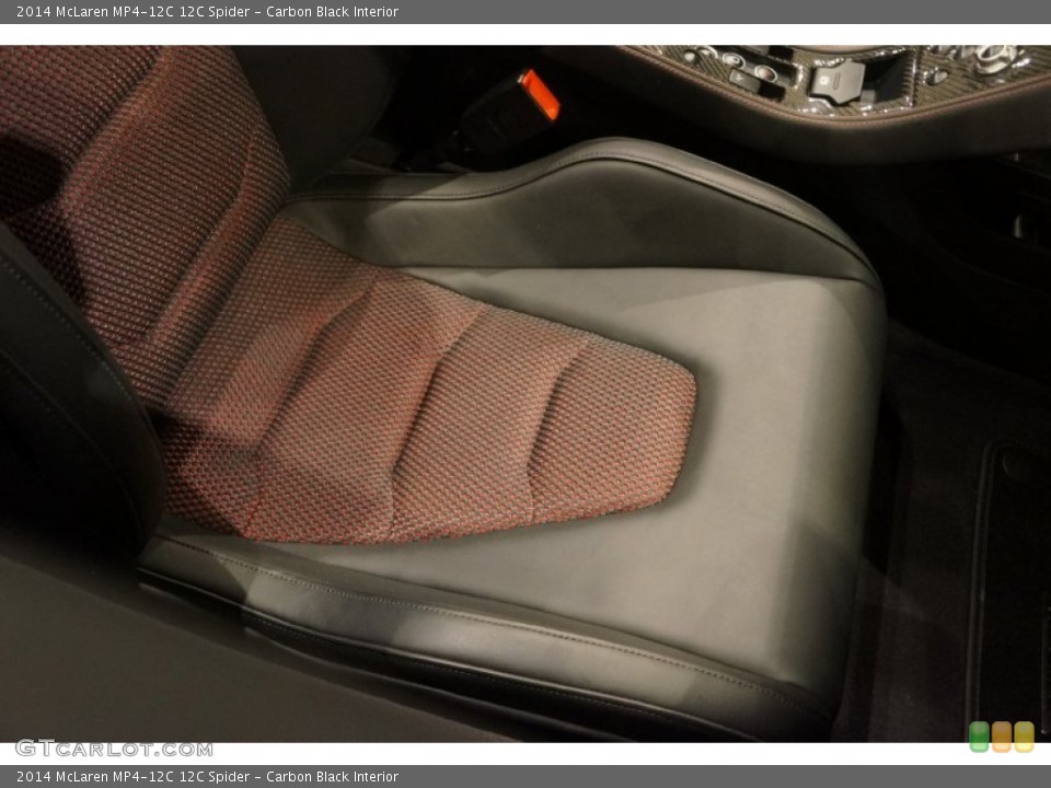 Carbon Black Interior Front Seat for the 2014 McLaren MP4-12C 12C Spider #101734995