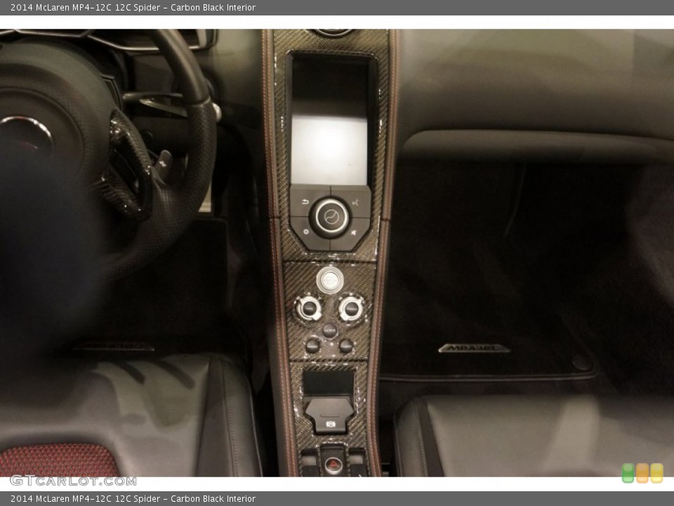 Carbon Black Interior Controls for the 2014 McLaren MP4-12C 12C Spider #101735016
