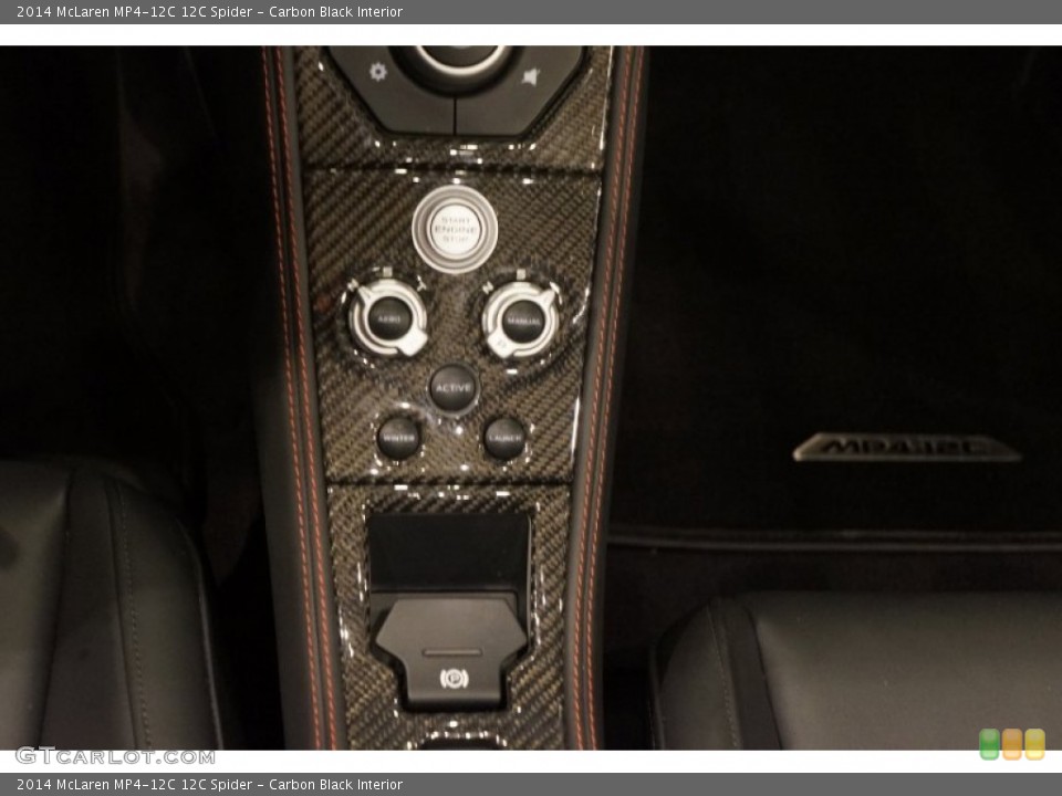 Carbon Black Interior Controls for the 2014 McLaren MP4-12C 12C Spider #101735055