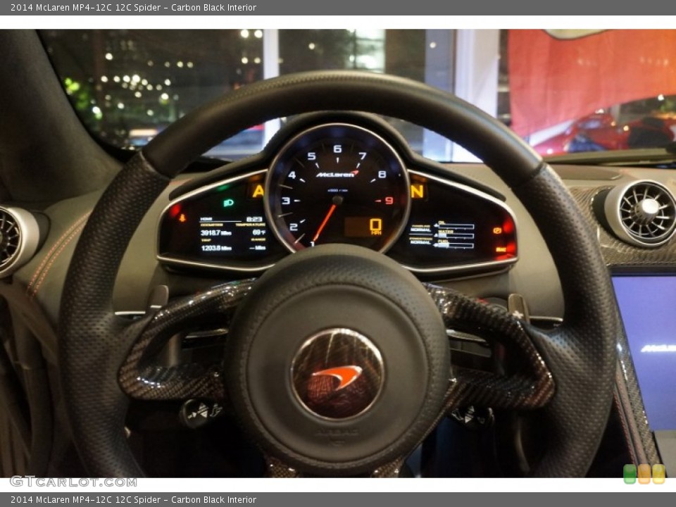 Carbon Black Interior Steering Wheel for the 2014 McLaren MP4-12C 12C Spider #101735118