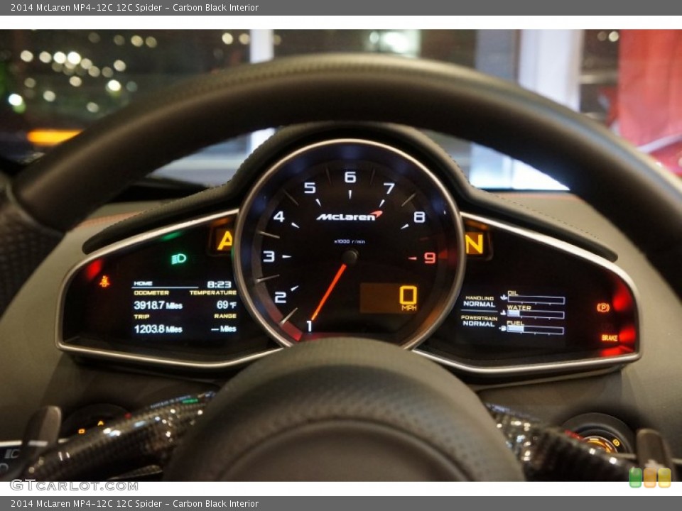 Carbon Black Interior Gauges for the 2014 McLaren MP4-12C 12C Spider #101735139