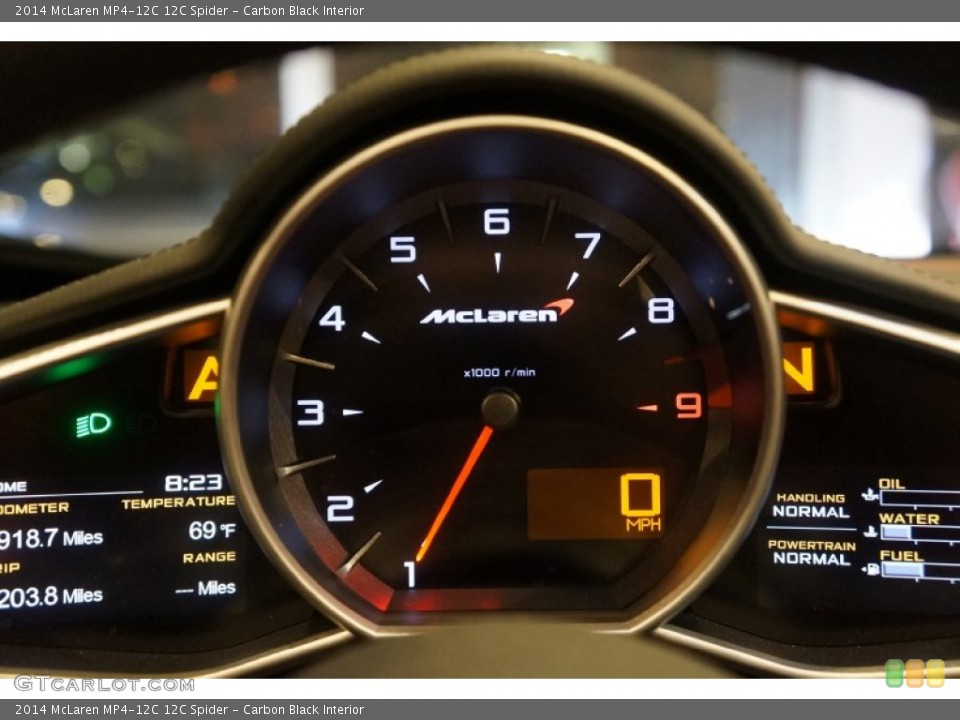 Carbon Black Interior Gauges for the 2014 McLaren MP4-12C 12C Spider #101735199