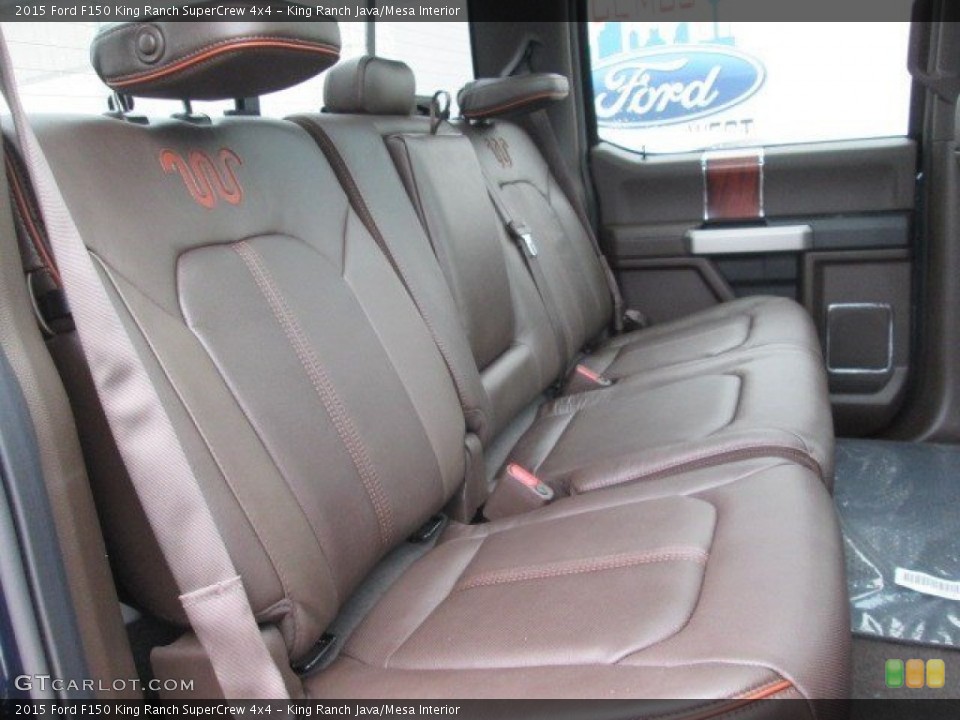 King Ranch Java/Mesa Interior Rear Seat for the 2015 Ford F150 King Ranch SuperCrew 4x4 #101735897