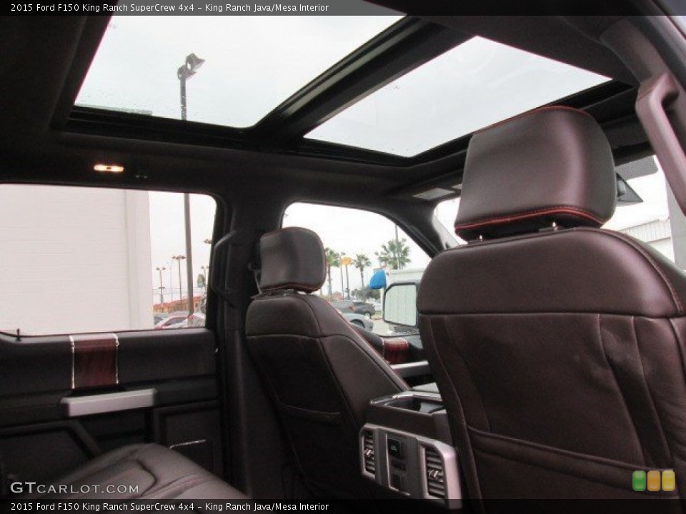 King Ranch Java/Mesa Interior Sunroof for the 2015 Ford F150 King Ranch SuperCrew 4x4 #101736030