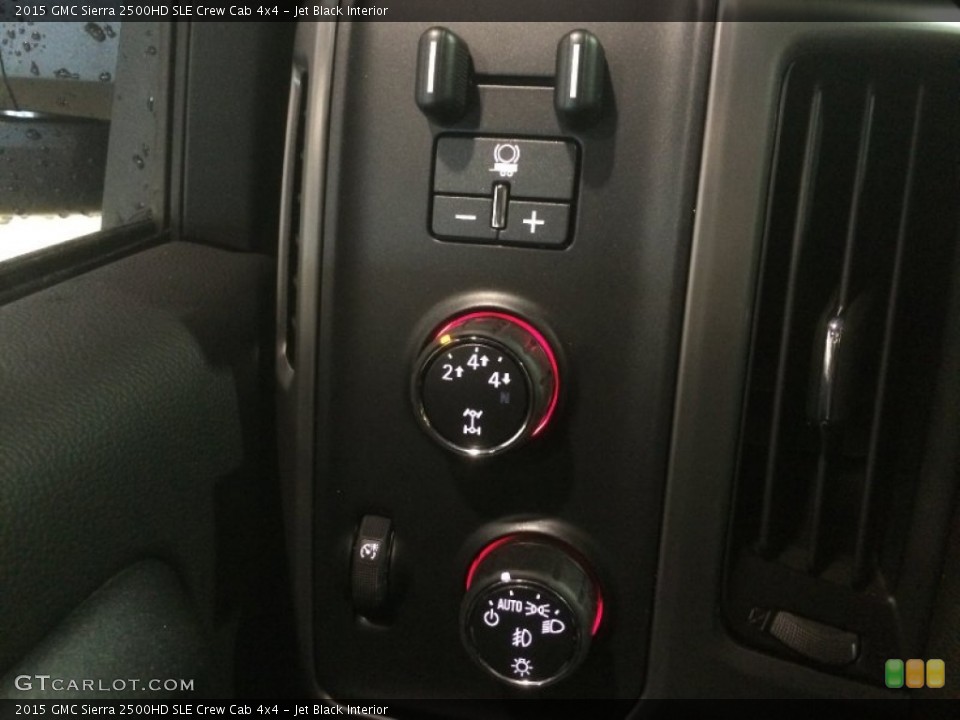 Jet Black Interior Controls for the 2015 GMC Sierra 2500HD SLE Crew Cab 4x4 #101736075
