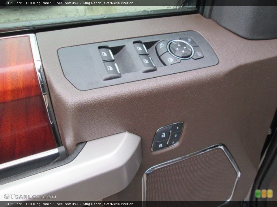 King Ranch Java/Mesa Interior Controls for the 2015 Ford F150 King Ranch SuperCrew 4x4 #101736303