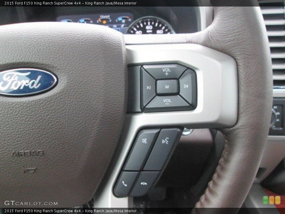 King Ranch Java/Mesa Interior Controls for the 2015 Ford F150 King Ranch SuperCrew 4x4 #101736501