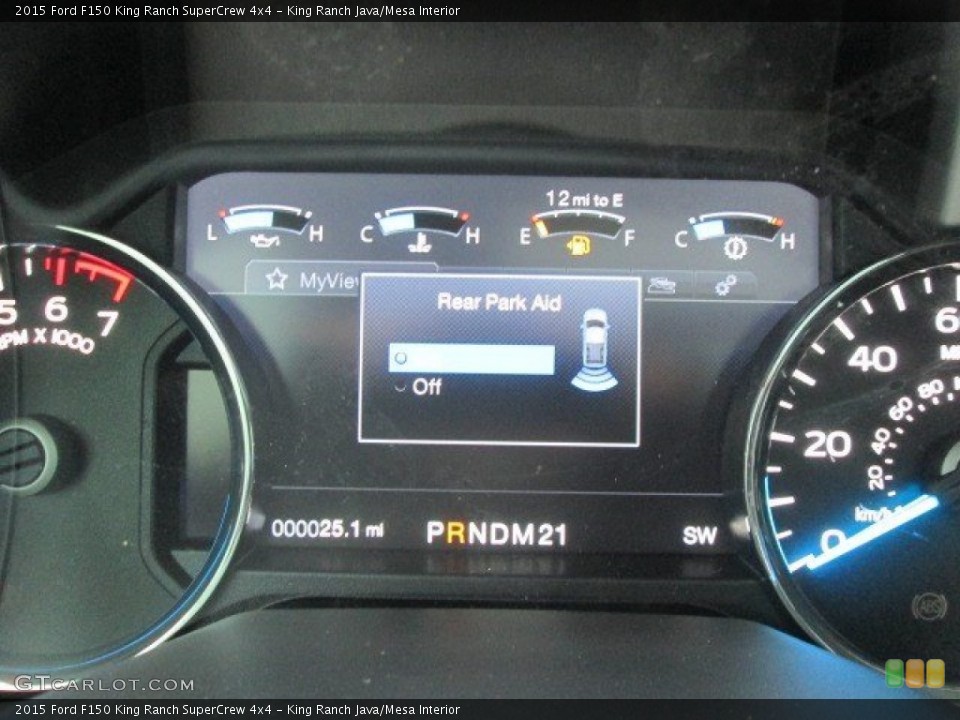 King Ranch Java/Mesa Interior Gauges for the 2015 Ford F150 King Ranch SuperCrew 4x4 #101736618