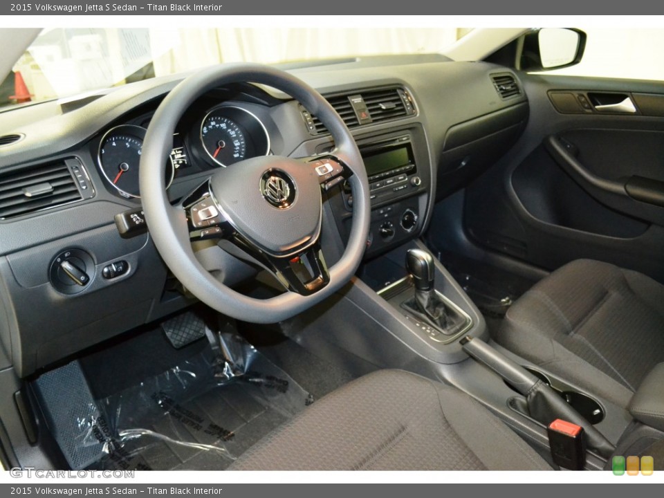 Titan Black 2015 Volkswagen Jetta Interiors