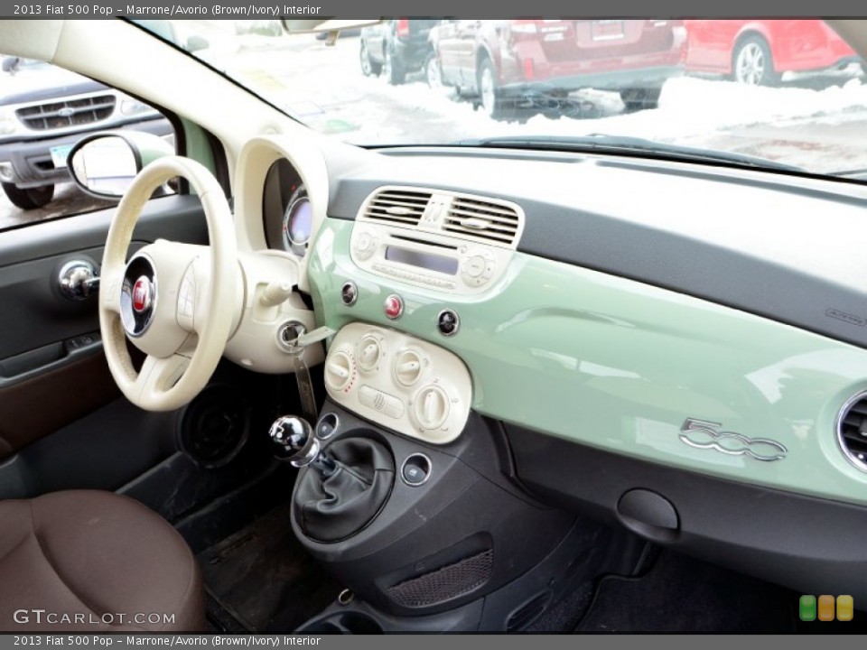 Marrone/Avorio (Brown/Ivory) Interior Dashboard for the 2013 Fiat 500 Pop #101744652