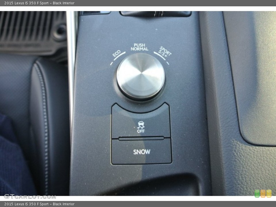 Black Interior Controls for the 2015 Lexus IS 350 F Sport #101745456