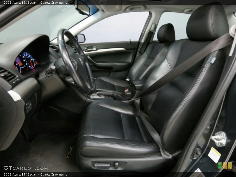 Quartz Gray 2008 Acura TSX Interiors