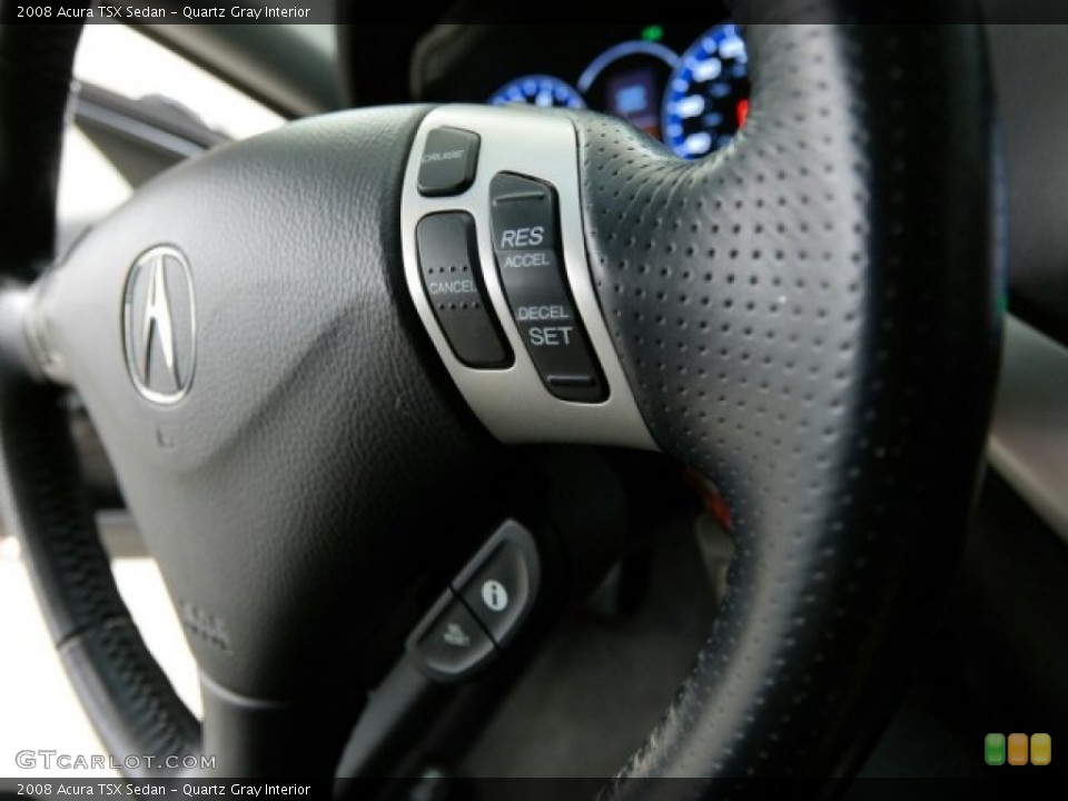 Quartz Gray Interior Controls for the 2008 Acura TSX Sedan #101747080