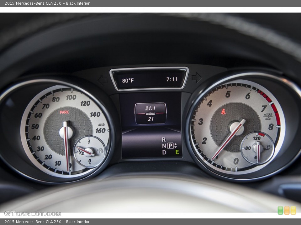Black Interior Gauges for the 2015 Mercedes-Benz CLA 250 #101749071