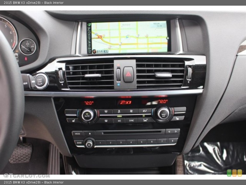 Black Interior Controls for the 2015 BMW X3 xDrive28i #101759832