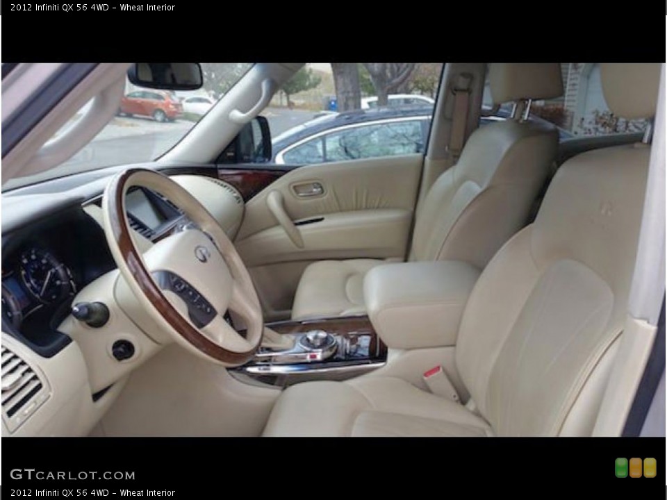 Wheat Interior Photo for the 2012 Infiniti QX 56 4WD #101765704