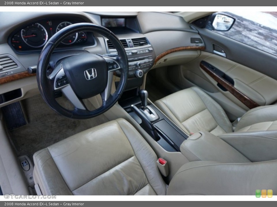Gray Interior Photo for the 2008 Honda Accord EX-L Sedan #101767672
