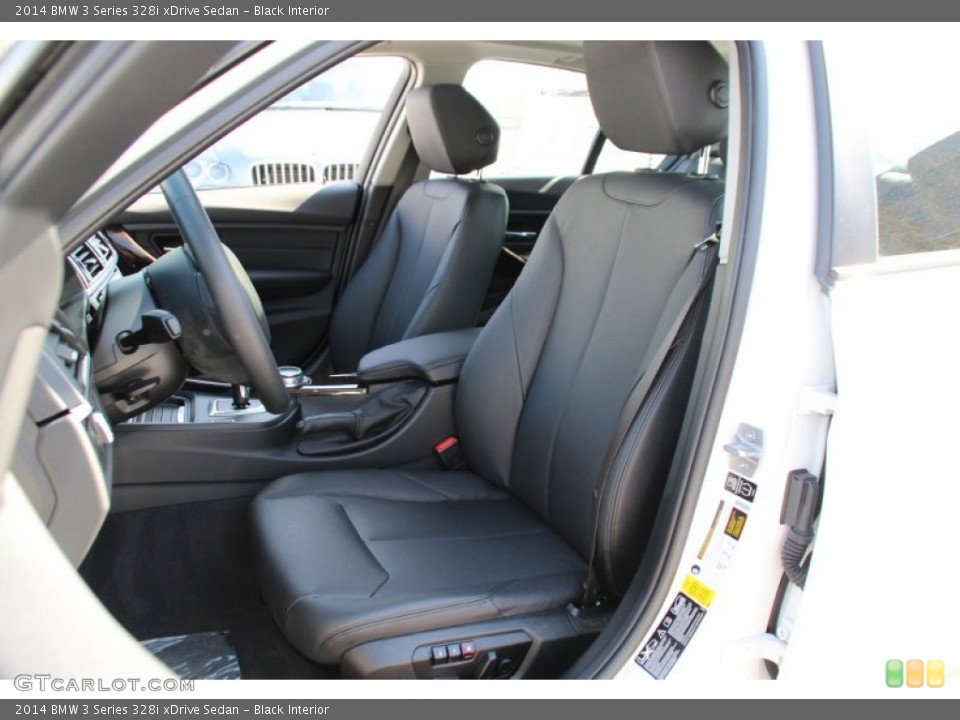 Black Interior Front Seat for the 2014 BMW 3 Series 328i xDrive Sedan #101767709